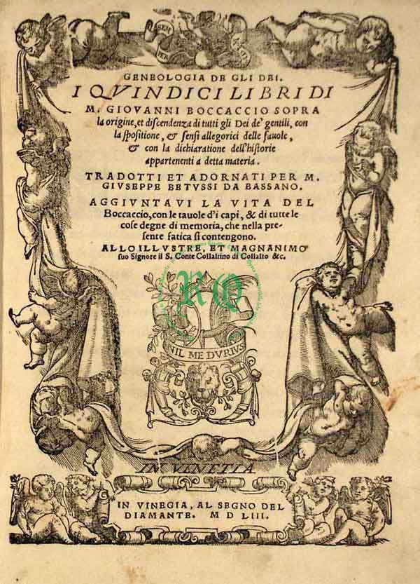 11 Libri di Giovanni Boccaccio